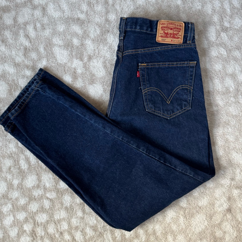 Vintage Dark Wash Levi’s 550’s